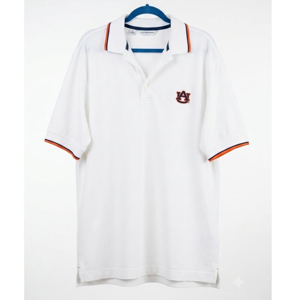 Cutter & Buck Auburn Tigers polo Men's Large War Eagle - Picture 3 of 7
